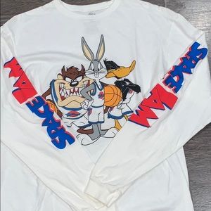 Space Jam long sleeve graphic tee